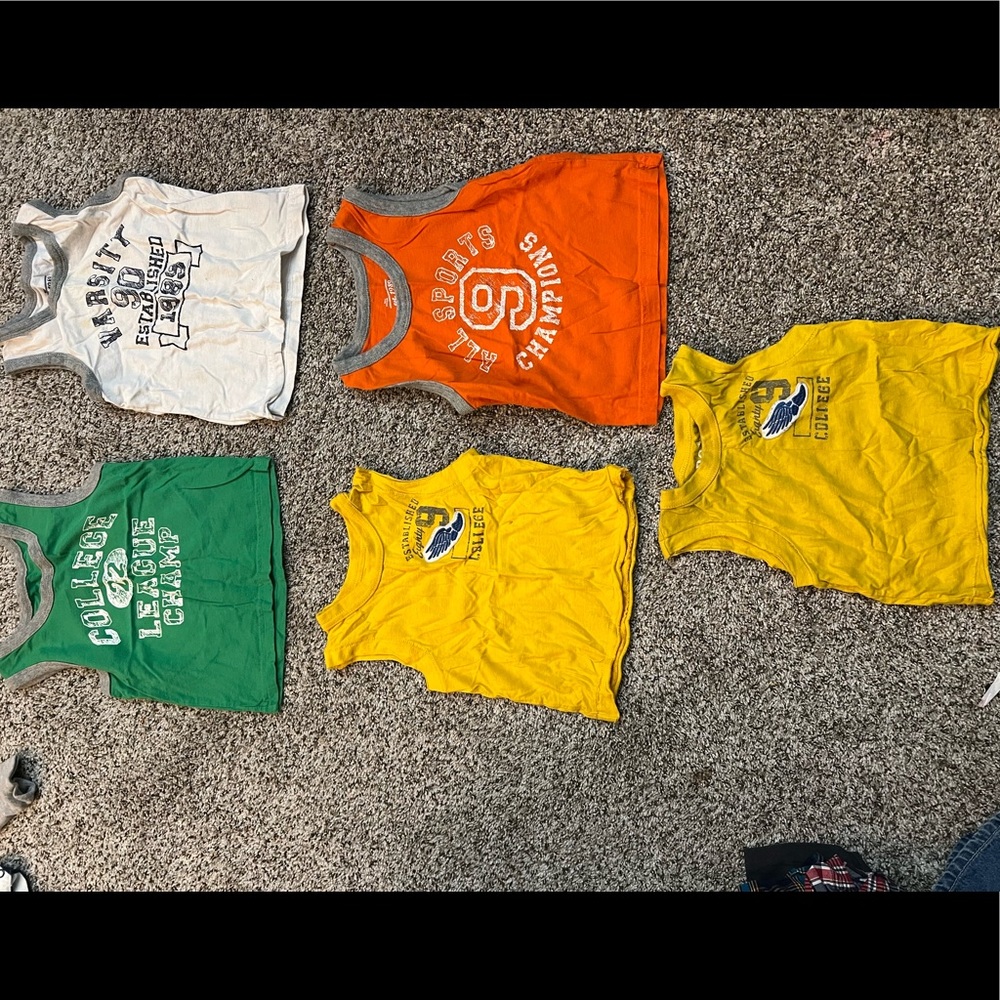 Bundle of five. Brands vary. Gently used